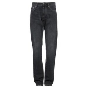 Versace Collection Mens Slim Fit Jeans Faded Black Denim 34 Medusa Logo Used